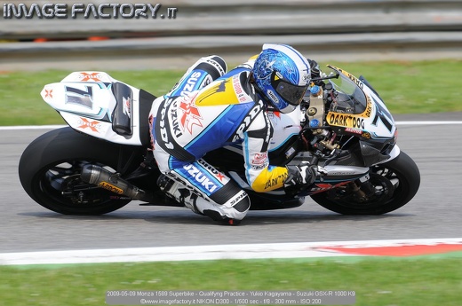 2009-05-09 Monza 1589 Superbike - Qualifyng Practice - Yukio Kagayama - Suzuki GSX-R 1000 K9